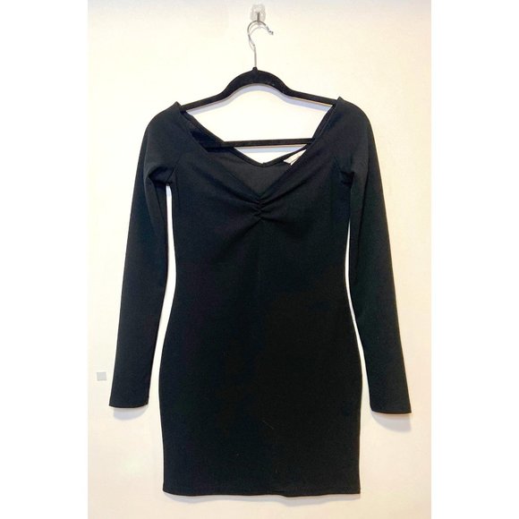 Black Bodycon Dress - Picture 1 of 3